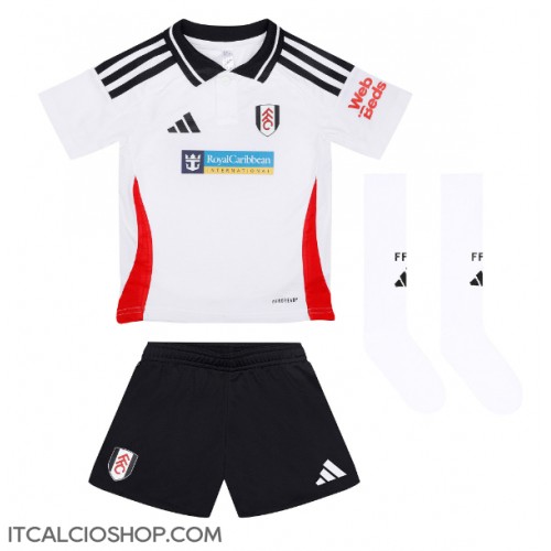 Fulham Adama Traore #11 Prima Maglia Bambino 2024-25 Manica Corta (+ Pantaloni corti)